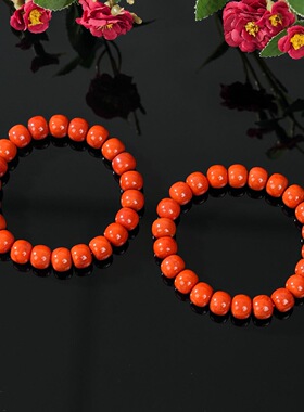 云上叙20 DS38707 南红单圈手串-多样性发一件-8x10mm（甄选）