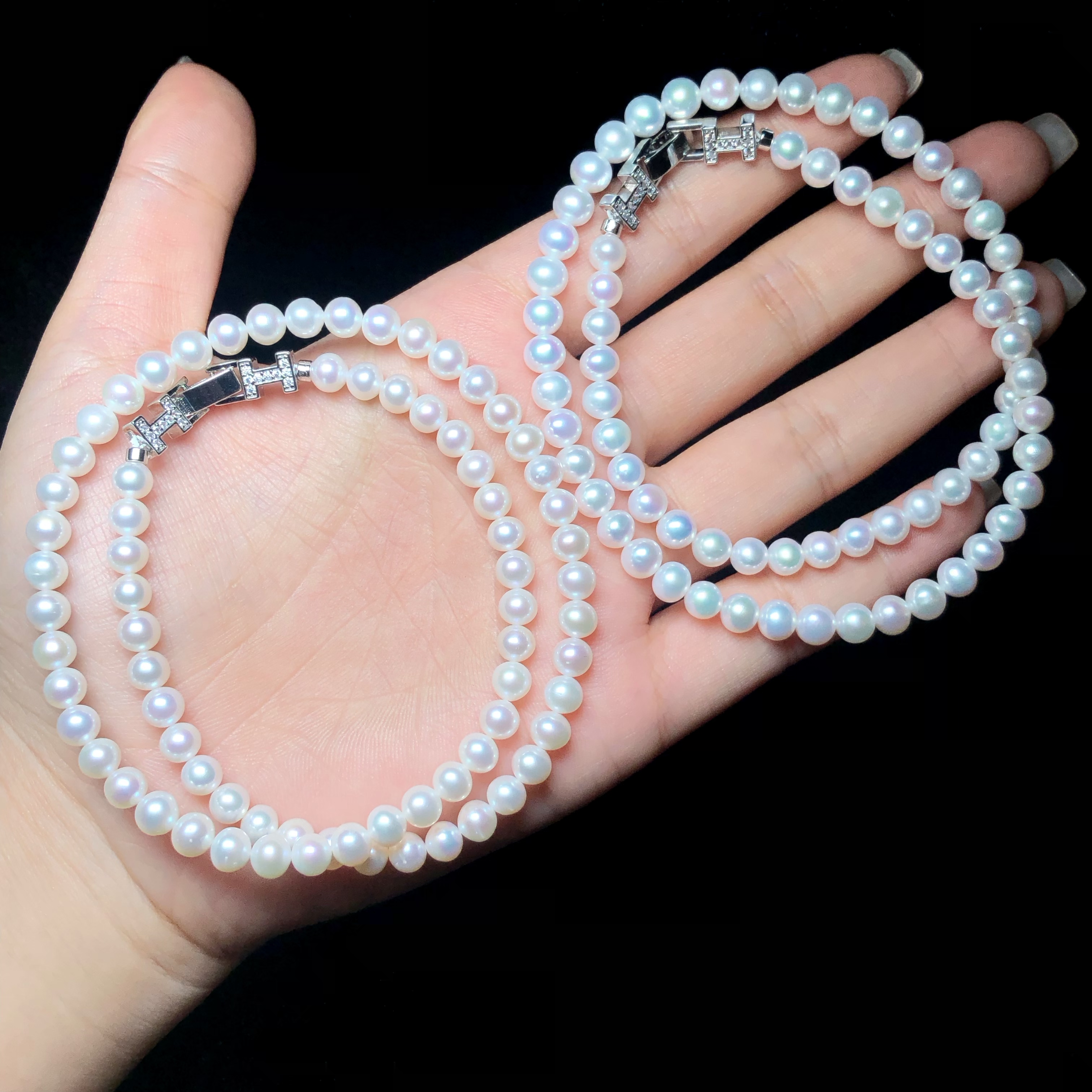 云上叙珍珠项链-多样性发其一-5mm-V01290-E（商城）