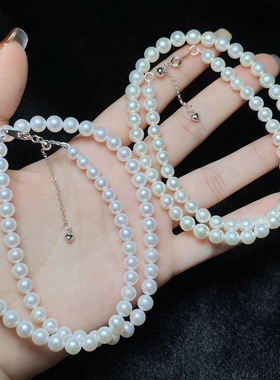 云上叙17 DS98410 淡水珍珠项链-多样性发一件-5-6mm（甄选）