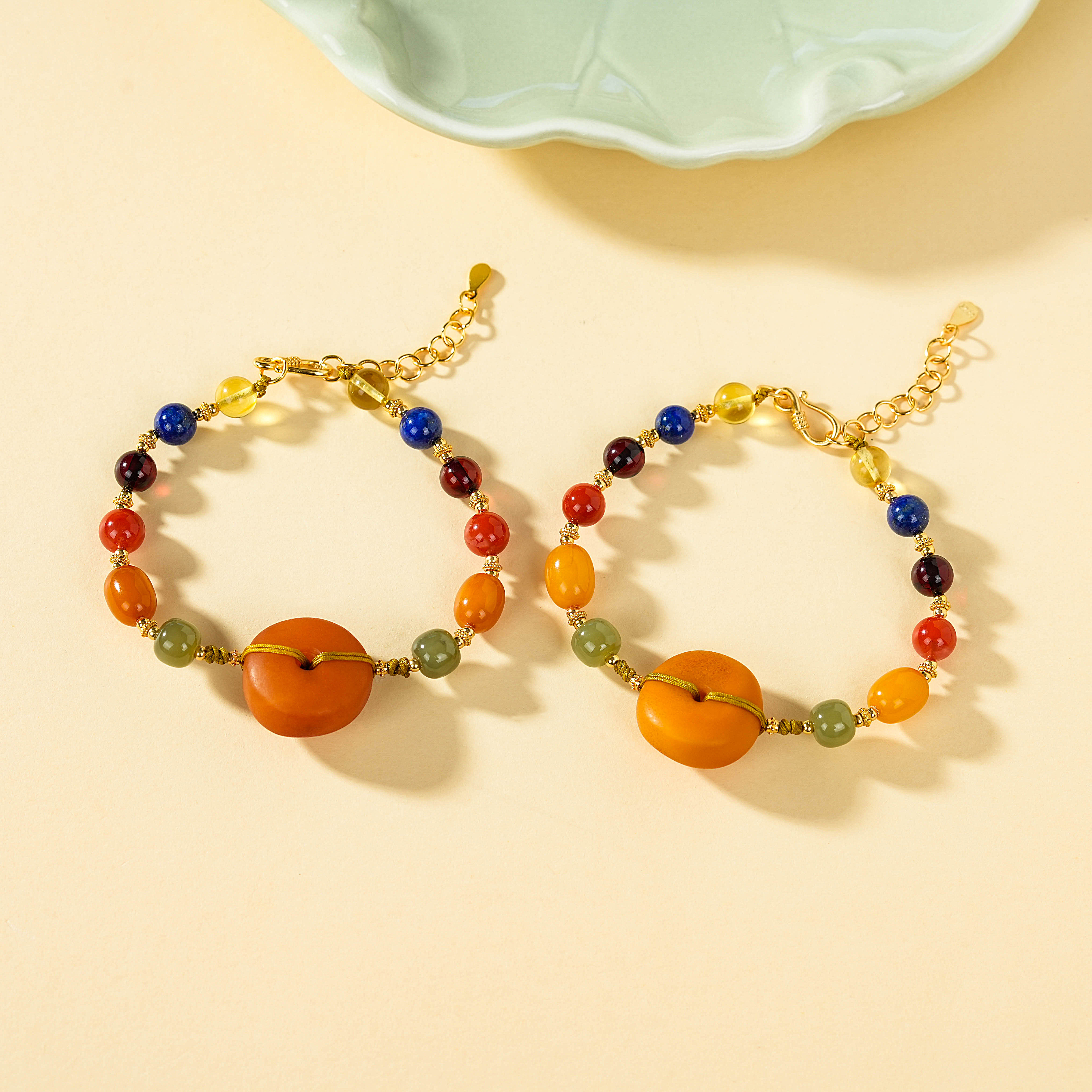 云上叙24 DS64008-蜜蜡平安扣DIY手链-多样性发其一-随型（甄选）,珠宝/钻石/翡翠,手饰,淘宝优惠券,粉丝福利购,淘宝优惠卷