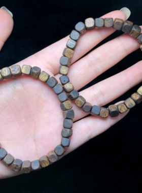 沉香【云上叙】沉香手串-多样性发其一-6mm-V31579-E（商城）