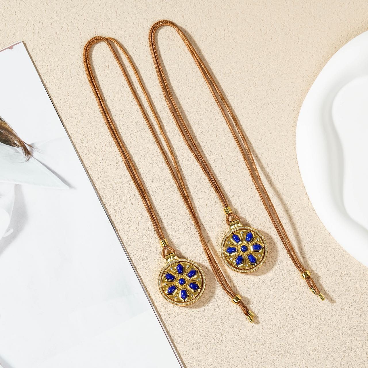 【云上叙】S925银青金石吊坠-多样性发其一--V18955-E（商城）