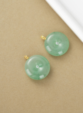 云上叙22 DS62716 非洲翠吊坠-多样性发其一-19.5*4.5mm （甄选)