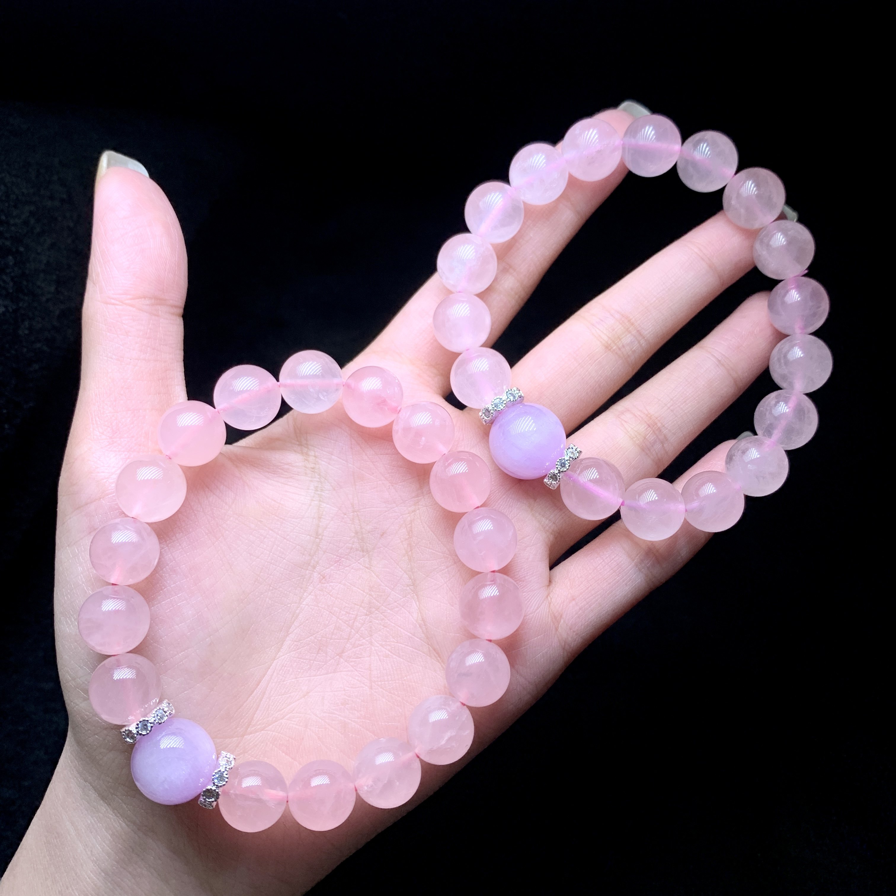 云上叙24 DS39651 -粉晶DIY单圈手串-多样性发一件-10mm（甄选）,饰品/流行首饰/时尚饰品新,手饰/手串,淘宝优惠券,粉丝福利购,淘宝优惠卷