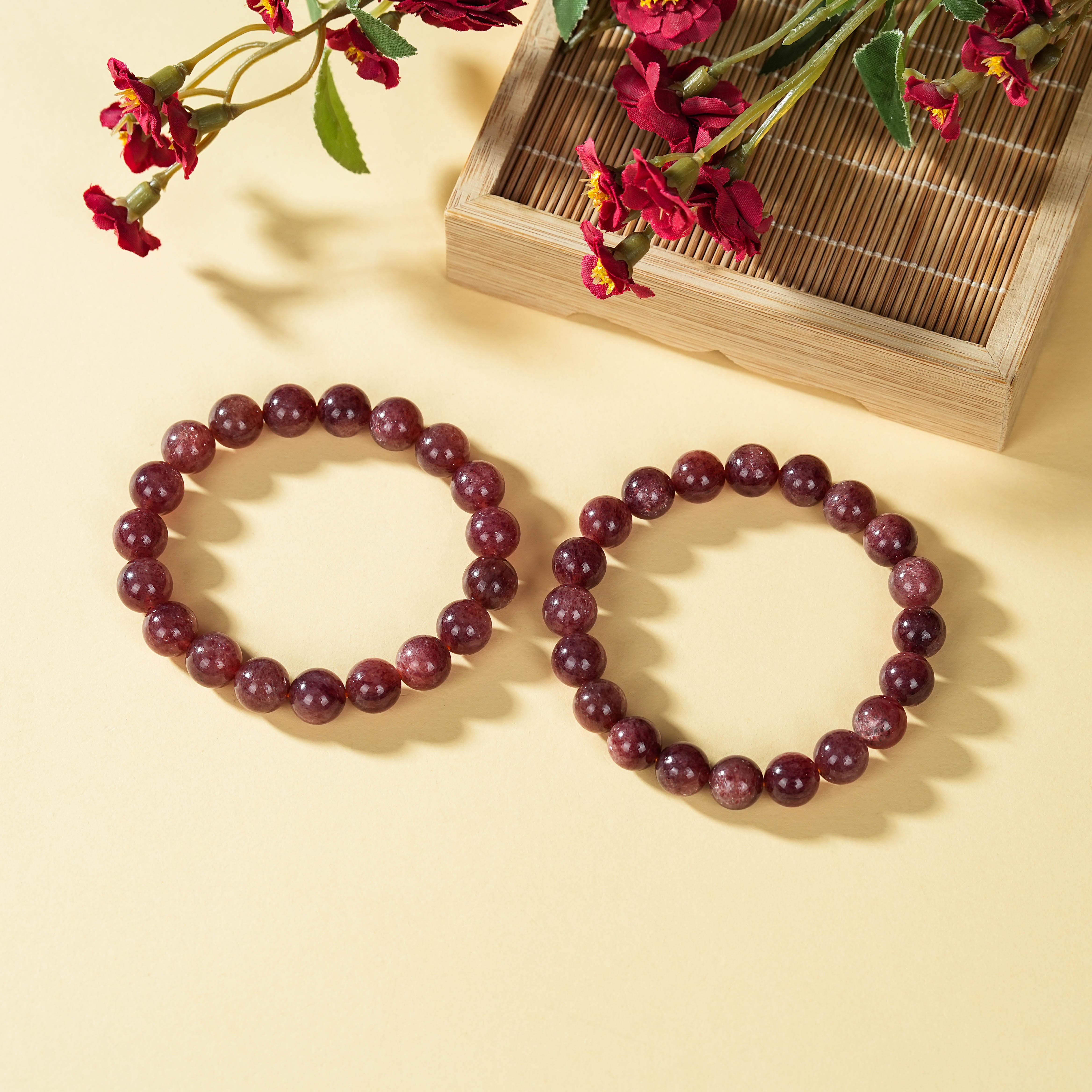 云上叙24 DS56692 草莓晶单圈手串多样性发一件9.5mm（甄选）,饰品/流行首饰/时尚饰品新,手饰/手串,淘宝优惠券,粉丝福利购,淘宝优惠卷