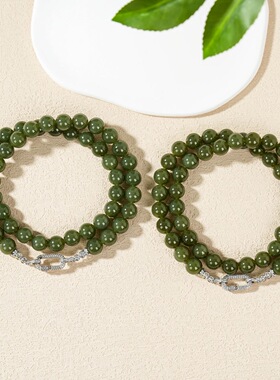 【云上叙】和田玉项链-多样性发其一-约10mm-V58856-E（商城）