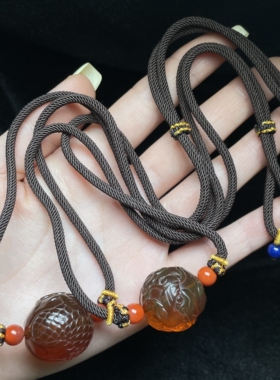 【云上叙】琥珀吊坠—多样性发一件-19.5mm-V38159-E（商城）