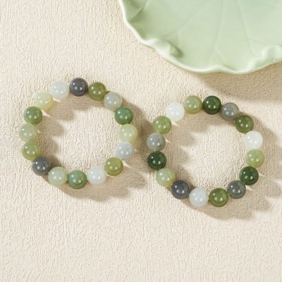 云上叙28 DS73864 和田玉单圈手串多样性发一件约12mm（甄选）