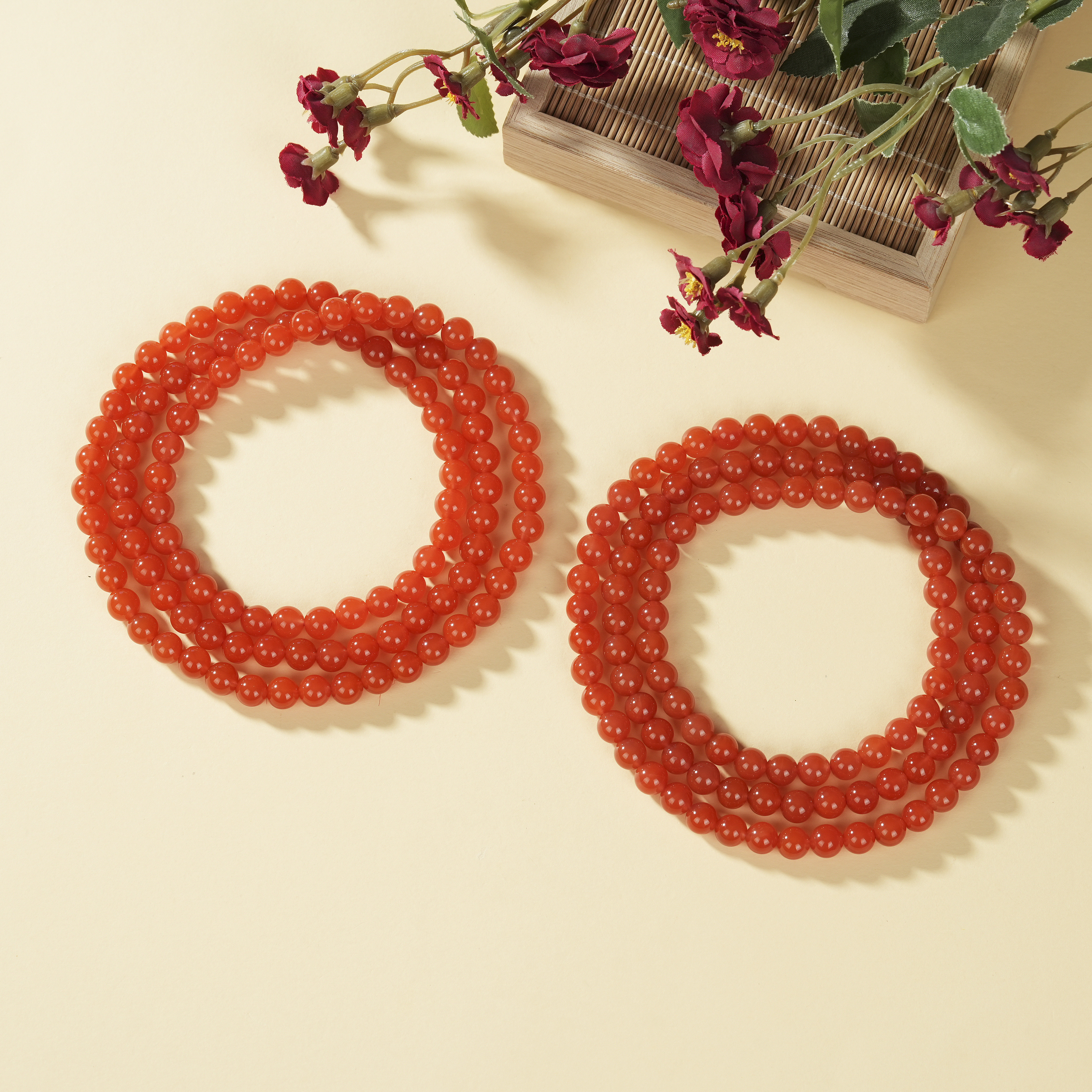 云上叙25 DS76171 南红多圈手串-多样性发其一-7mm（甄选）,饰品/流行首饰/时尚饰品新,颈饰,淘宝优惠券,粉丝福利购,淘宝优惠卷