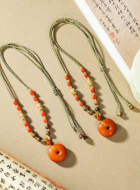 云上叙11 DS42880-蜜蜡DIY吊坠-多样性发其一-23*11mm（甄选）