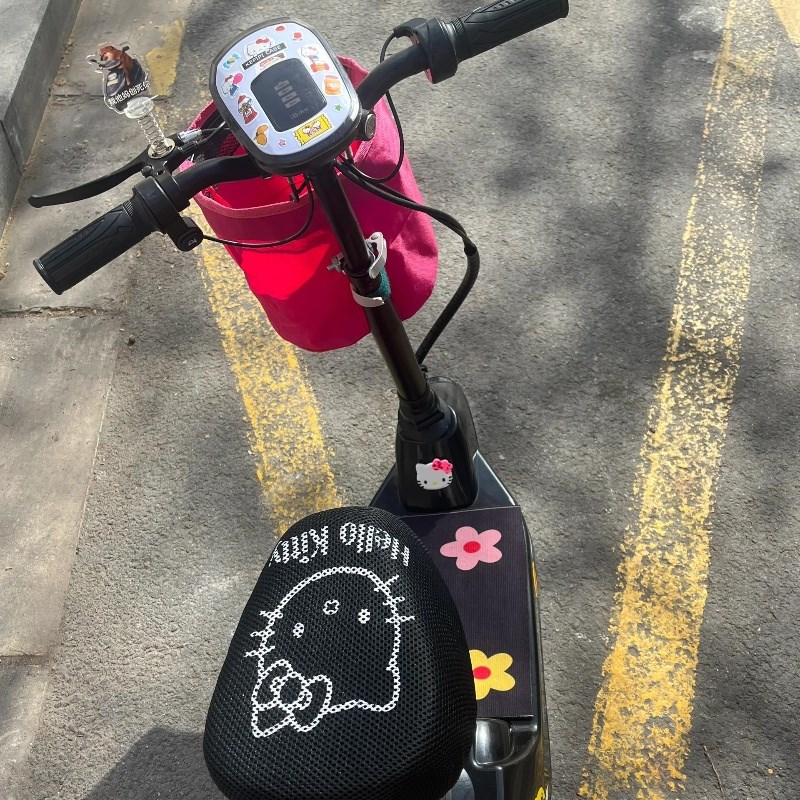 电动车前置储物箱包自行车车筐帆布折叠车篓山地车挂篮单车菜篮子