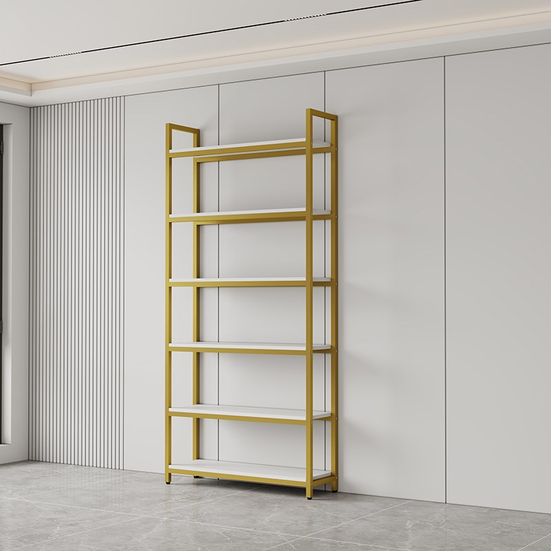 货架置物架简易多层书架超市美容院仓储展示架陈列柜落地展示柜子