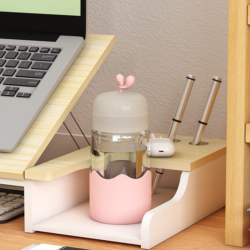 可调节笔记本平板电脑支架散热架子支撑托架桌面收纳增高架置物架