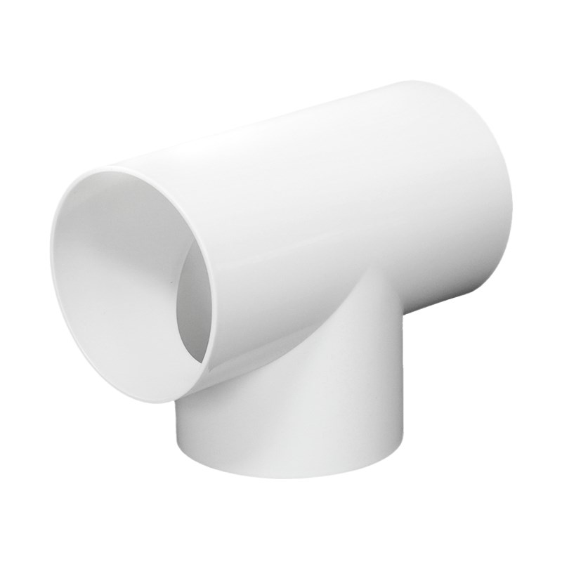 T型150mm三通接头排烟管道油烟机铝箔管通风排风三通风机软管接口