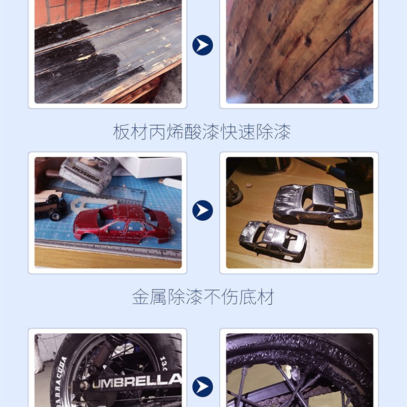 脱漆剂金属去油漆剂汽车强力除漆清洗剂木家具脱漆水