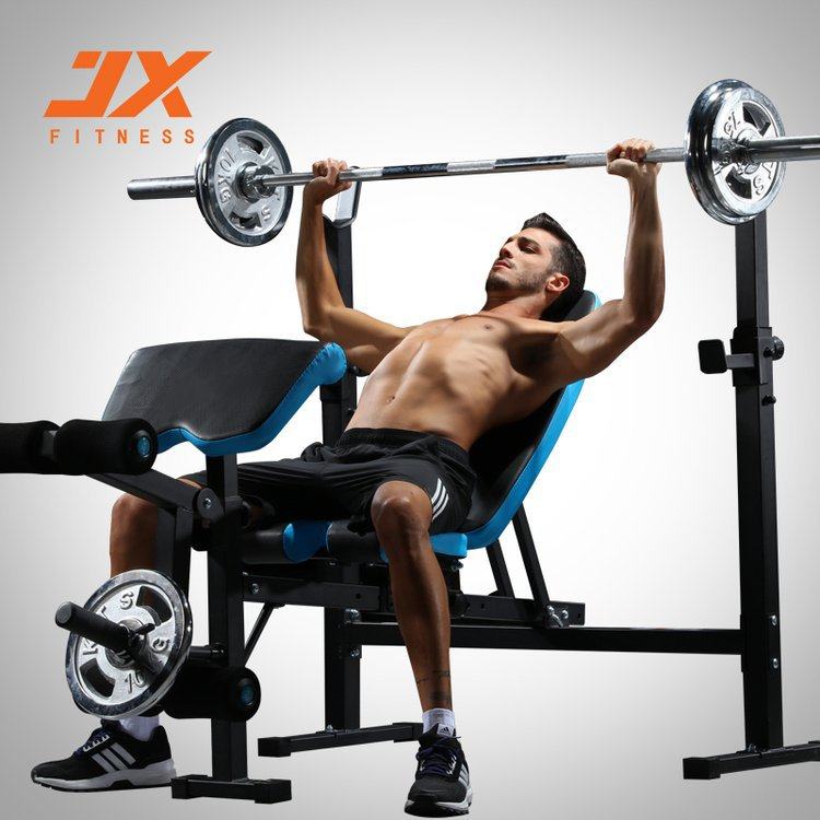 军霞 JX-DS610商用多功能健身房深蹲杠铃卧推架多用增肌力量训练