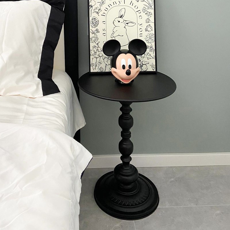 美式复古沙发边几轻奢高级感小户型茶几客厅2024新款网红小桌子