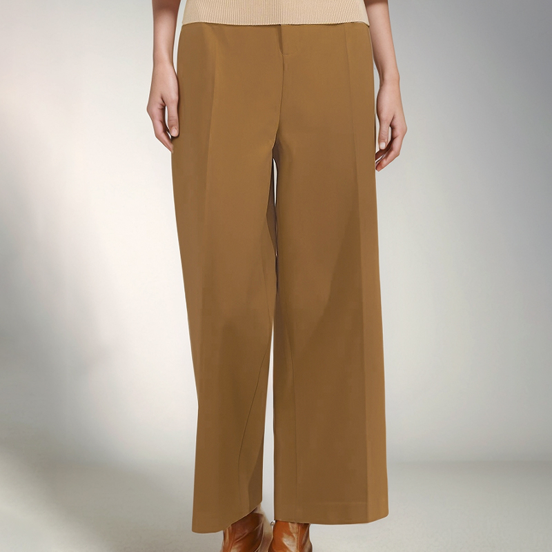 素芭抽绳时尚品牌撤柜设计针织大牌百搭收口女裤松紧腰SP0229