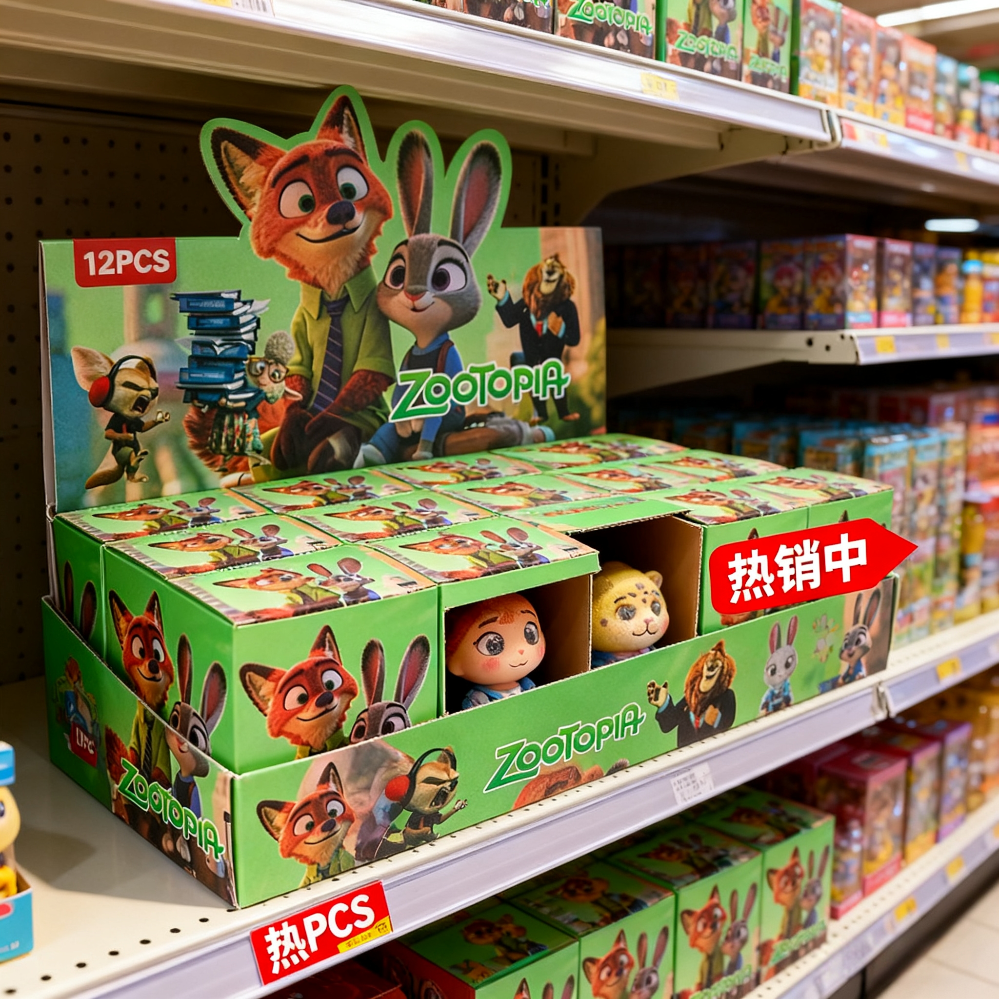 新款疯狂动物城2盲盒抽抽乐公仔手办玩偶盲盒挂件小玩具网红爆款