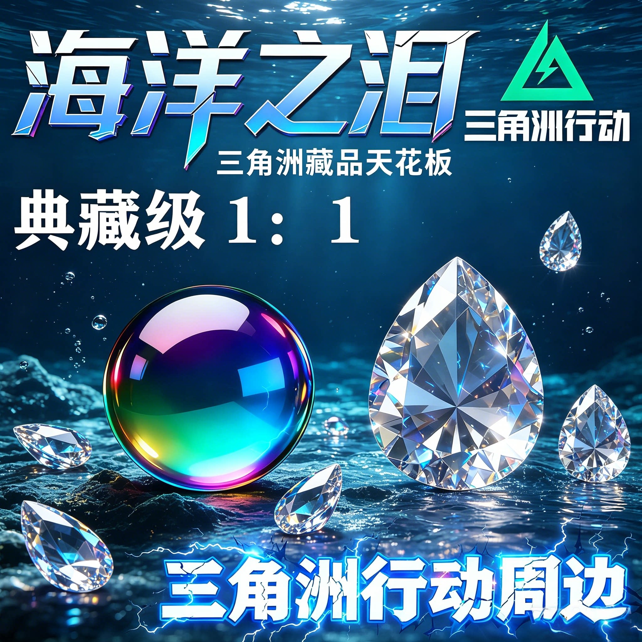 三角洲典藏大红超大号非洲之心海洋之泪5CM直径水晶模型摆件礼盒图片