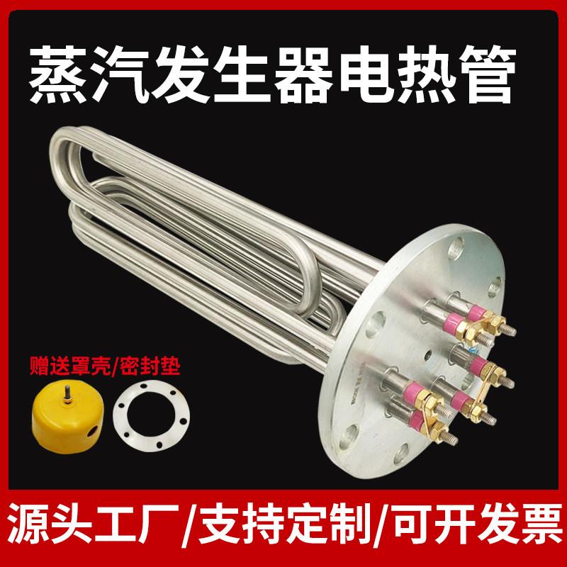 蒸汽产生器蒸气机锅炉电加热器蒸烫机加热管140法兰12KW18KW24KW