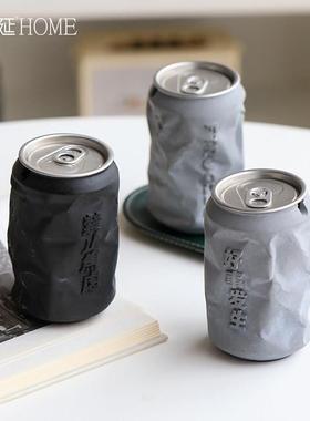 烟灰缸创意个性潮流轻奢大号客厅办公室家用烟缸有盖防飞灰ins风