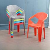 加厚塑料椅子靠背椅大排档靠背椅户外摆摊凳夜市烧烤椅家用塑胶凳