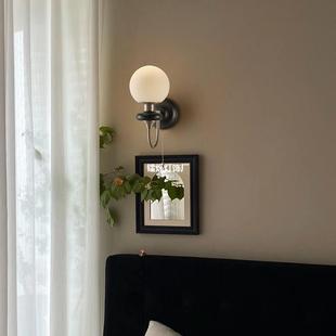 新款法式复古壁灯卧室床头灯新款高级感客厅美式新中式带开关墙灯