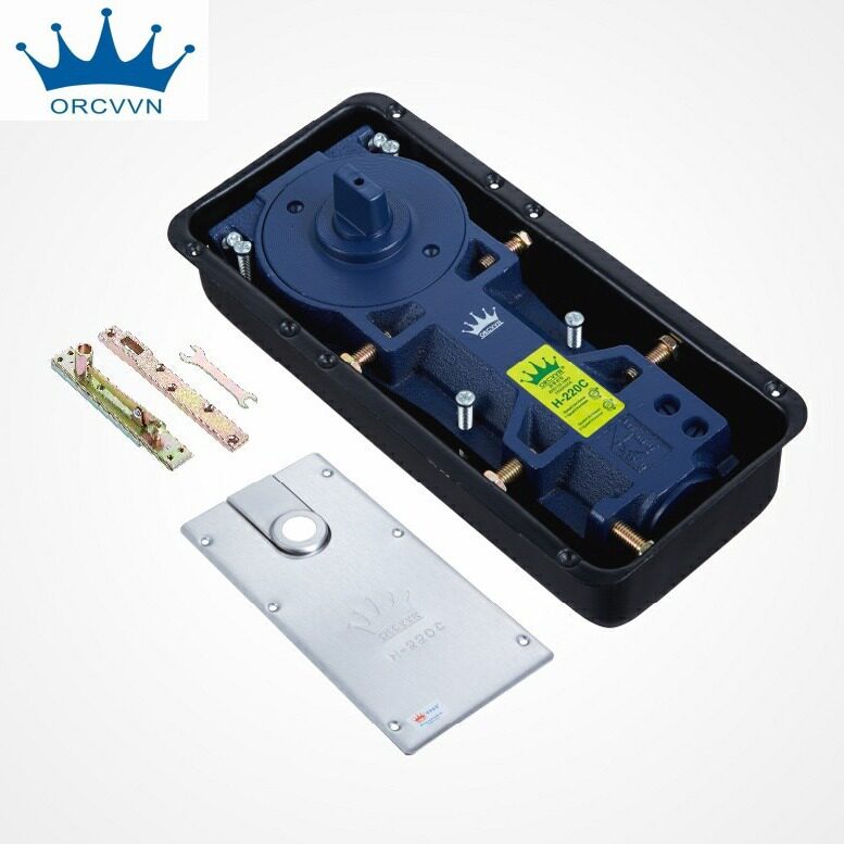 厂家直供通用玻璃门地弹簧H-220C 工程专用 承重100kg自动复位