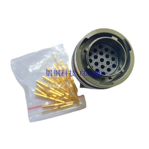 MS3126F18-32P/26482-32芯, 冷压接连接器, 卡口, 12-8P 军规连接