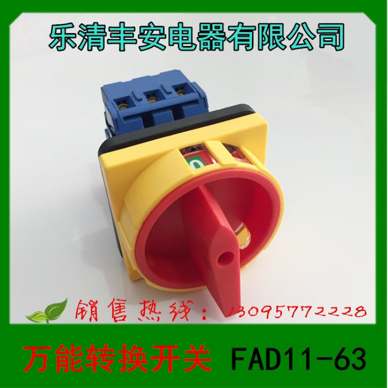 1 乐清丰安电器 负载断路开关 FAD11-63转换开关