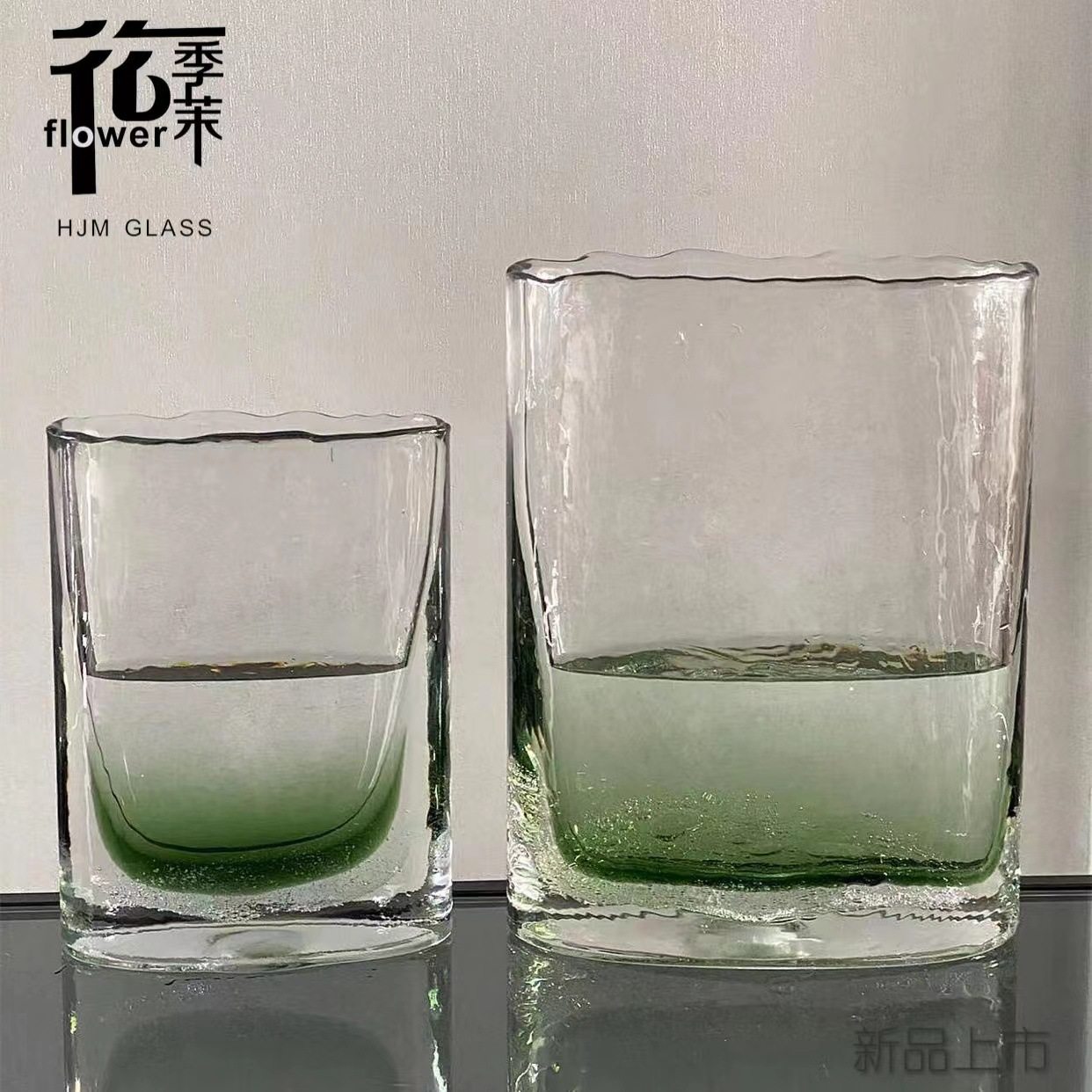 HJM-网红爆款厚重琉璃玻璃花瓶客厅样板间轻奢玄关软装饰创意摆件,模玩/动漫/周边/娃圈三坑/桌游,文化/体育周边,淘宝优惠券,粉丝福利购,淘宝优惠卷