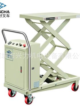 HANGCHA杭州叉车杭叉手动液压平台车移动式半电动平台车500KG