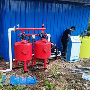 过 甄选自动反冲洗砂石过滤器农业灌溉水一体化离心叠片网式 滤设
