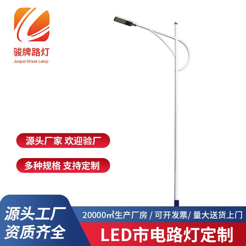 市政工程LED路灯220V6米8米10米户外防水超亮新农村高杆市电路灯