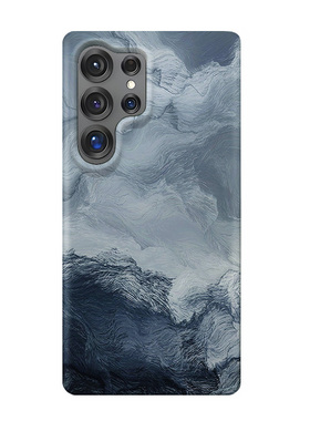 RURAL PC材质 水彩蓝超薄防摔肤感男女款保护套 手机壳 适用三星Galaxy S25Ultra/S24Ultra/S25+/S23Ultra 商