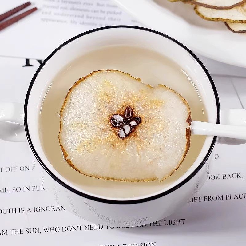 雪梨干梨干片梨子片茶农家自晒无硫熏海底椰新鲜水果干泡茶水煲汤