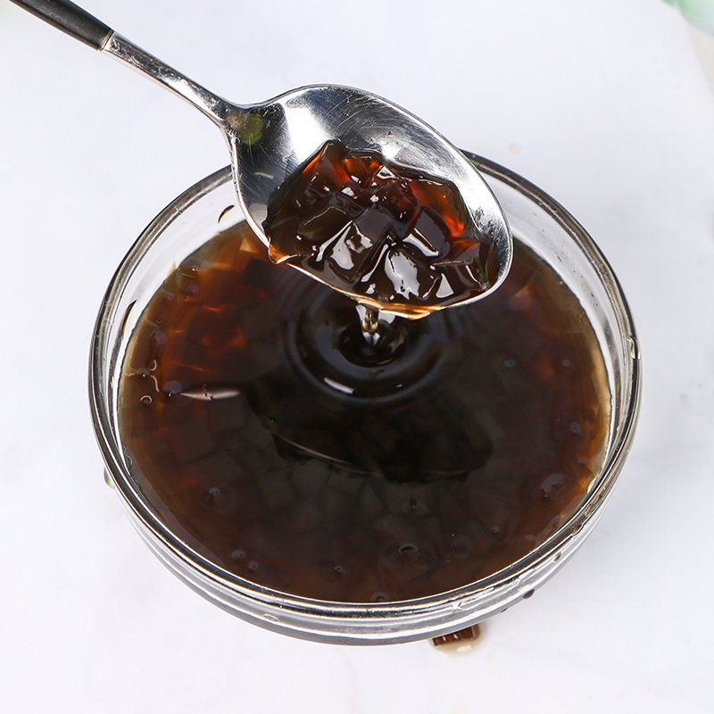 泰山仙草蜜凉茶饮料整箱批特价330克*12罐装烧仙草汁果冻夏日饮品