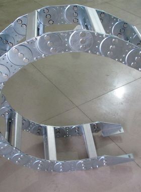 TLII型钢制拖链 304不锈钢金属拖链坦克链桥式TL65III型钢铝拖链