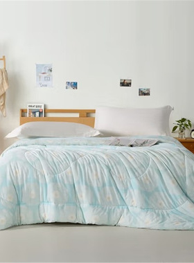 KINTHERI冰蓝科技被JB-1276 /JB-1277蓝色 150x210cm