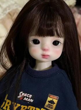 bjd娃娃bjd6分微笑soo精致可爱萌娃女孩高级关节可动玩偶公主现货