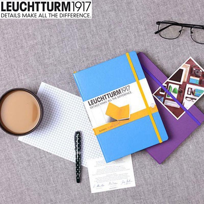 德国灯塔 leuchtturm1917撞色创意笔记本记事本子空白横线无酸纸