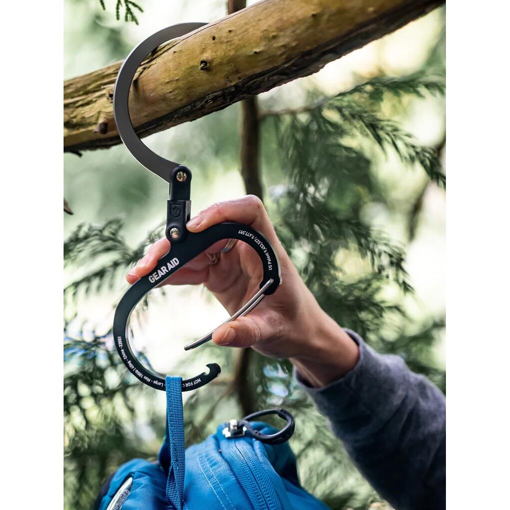 美国Heroclip多功能登山扣Gear Aid户外旅游桌上公交车婴儿车挂包