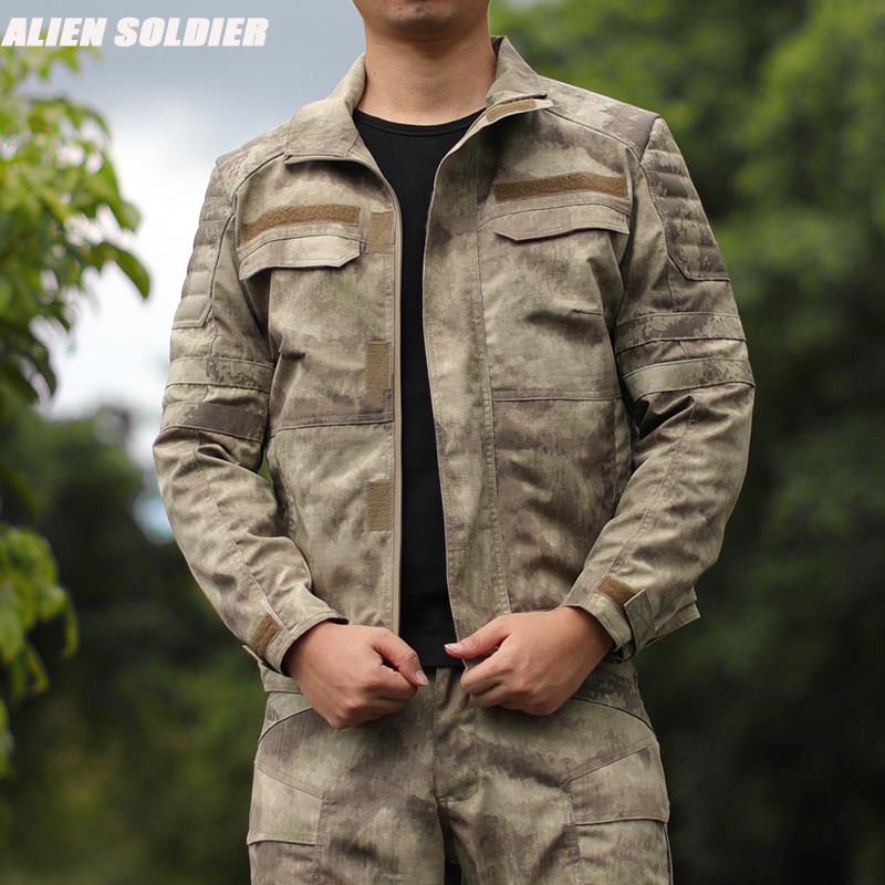 异种兵废墟迷彩摩托机车骑行战术夹克户外工装防风衣外套男春秋季
