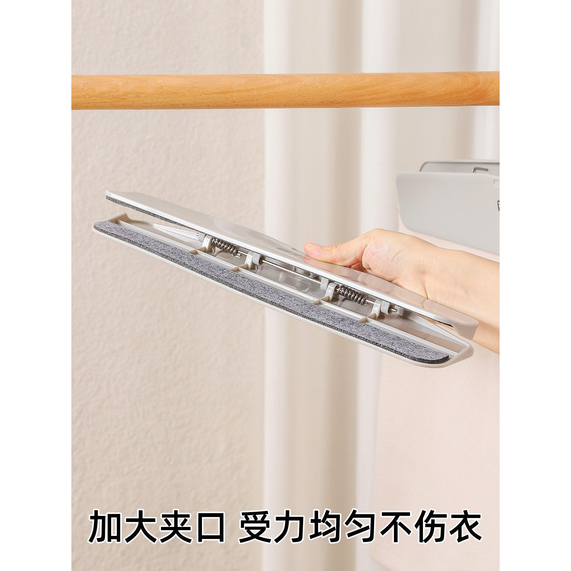 无痕裤夹收纳裤子专用防皱裤架jk衣架家用收纳神器大号半裙单夹子