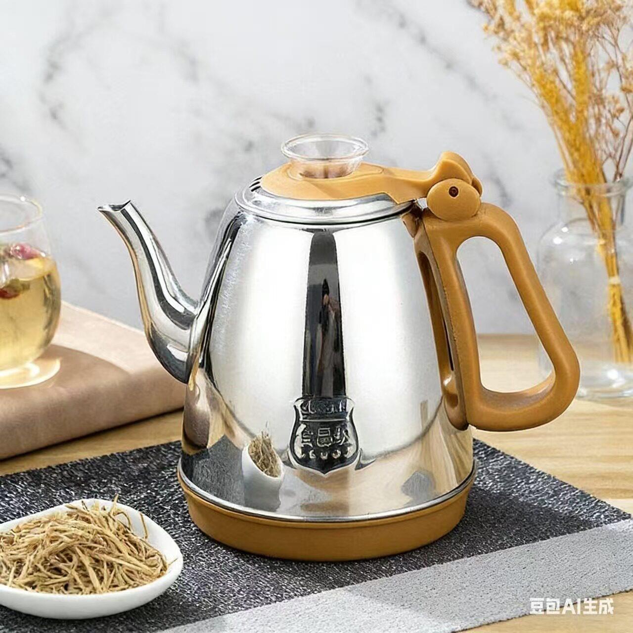 功夫茶台全自动上水烧水壶茶吧机通用烧水壶不锈钢开水壶煲水壶