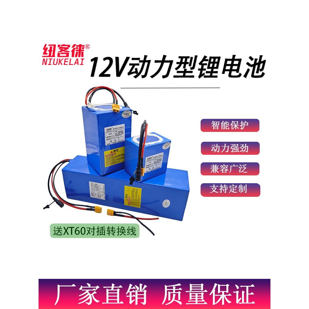 12V锂电池动力推进器打窝船拉网船照明大功率音响户抽水户外电瓶