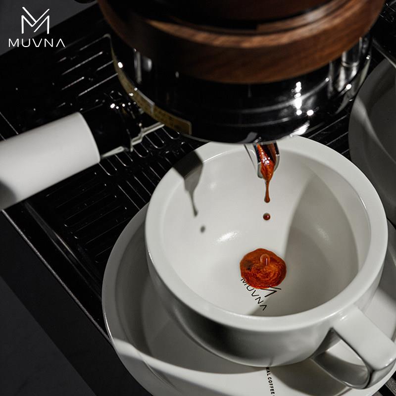 MUVNA慕威纳 意式咖啡杯陶瓷拿铁杯280ml 冷萃杯咖啡杯子高档精致