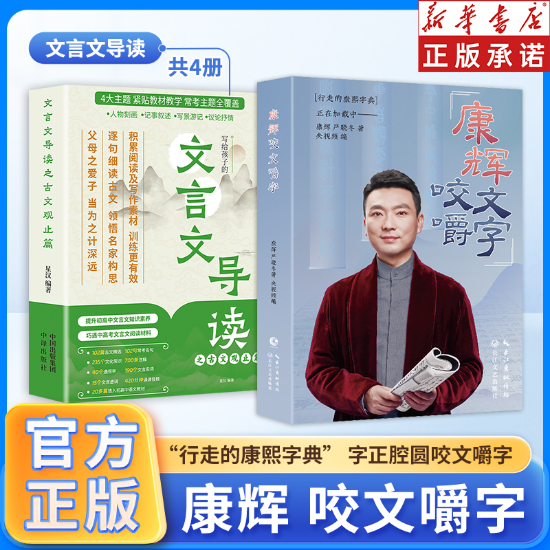 康辉咬文嚼字精装行走的康熙字典解锁汉字奥秘
