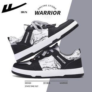 2025皮面爆款 冬季 情侣休闲运动鞋 男士 子男 回力男鞋 潮鞋 水墨画板鞋